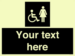 Custom information: black panel disabled and female